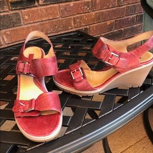 Ecco Sandal Red